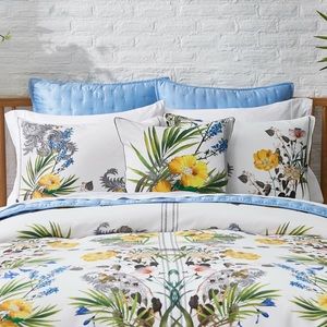 Two Ted Baker Bow Quilted King Sham